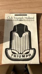 Club Triumph Holland kalender 1984 1985, Ophalen of Verzenden, Maandkalender, Gebruikt