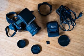 Nikon D80 - Sigma 17-70mm zoomlens - Nikon SB-400 + tas beschikbaar voor biedingen