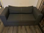 Donkergrijze tweezits slaapbank, Huis en Inrichting, Slaapkamer | Slaapbanken, Ophalen, Gebruikt, Tweepersoons, 200 cm