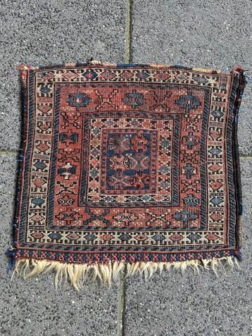 Perzische Sumak Tapijt Kussen/ cushion 48x43 cm beschikbaar voor biedingen