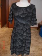 Elegante Steps jurk maat M grijs print, Maat 38/40 (M), Ophalen of Verzenden, Zo goed als nieuw, Knielengte