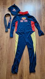 Formule 1 Kostuum Max SPD maat 140, Ophalen of Verzenden, Zo goed als nieuw, Jongen of Meisje