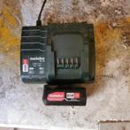 Metabo Accu Lader SC 30 + Accu, Ophalen of Verzenden, Gebruikt, Metabo