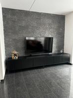 Woood tv meubel zwart, Ophalen, Gebruikt, 200 cm of meer, Minder dan 100 cm