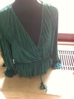 Dames bloes Zara mt L groen, Zara, Maat 42/44 (L), Ophalen of Verzenden, Zo goed als nieuw