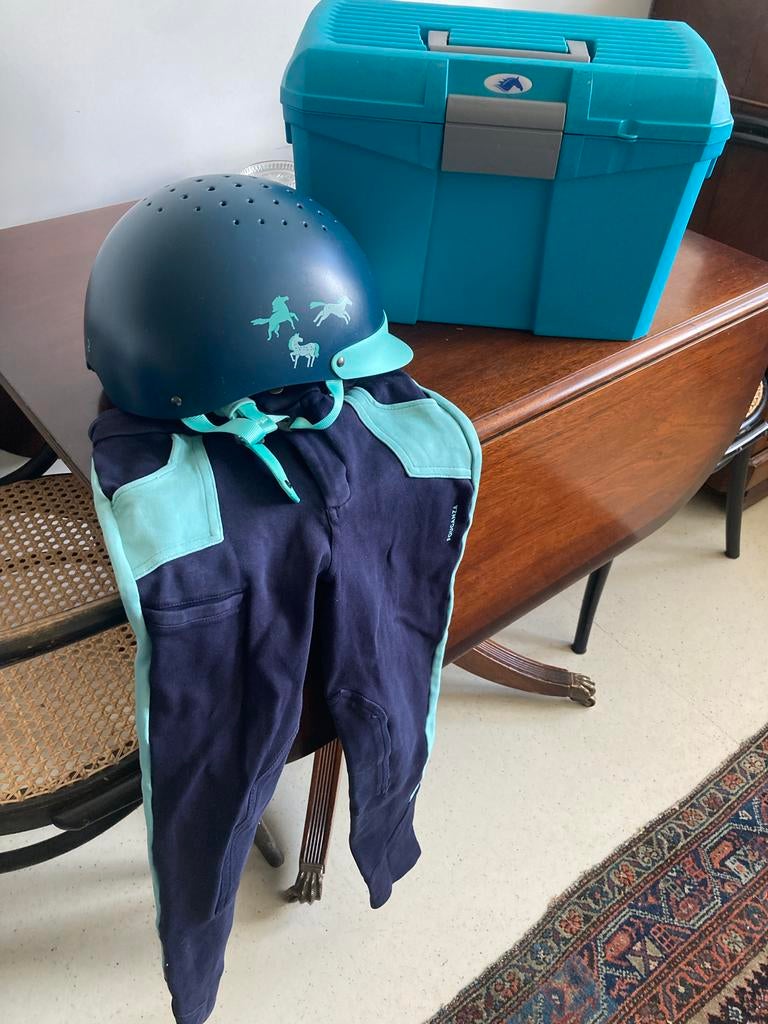 Cap, Dieren en Toebehoren, Paardrijkleding, Kinderen, Ophalen of Verzenden, Zo goed als nieuw, Recreatie