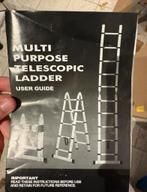 Telescoop vouw ladder!, Doe-het-zelf en Verbouw, Ladders en Trappen, Ophalen of Verzenden, Zo goed als nieuw, 2 tot 4 meter