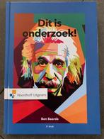 Dit is onderzoek!, Boeken, Overige vakken, Ophalen of Verzenden, Zo goed als nieuw, Noordhoff Uitgevers