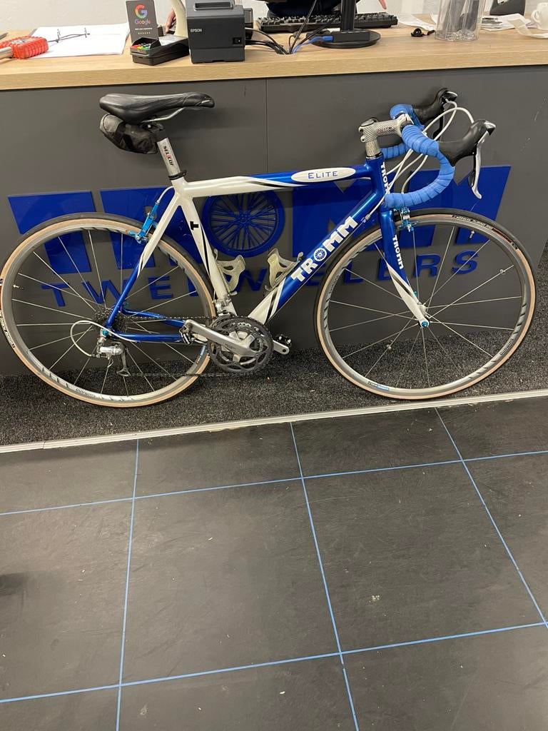 Tromm racefiets alluminium, Ophalen