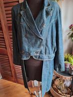 Spijkerjas jas met lange achterkant xl dhio, Kleding | Dames, Ophalen of Verzenden, Zo goed als nieuw, Maat 46/48 (XL) of groter