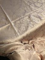 Mooie groot vintage tafelkleed kleur oud rose, Ophalen, Zo goed als nieuw, Rond, Binnen