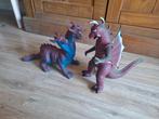 vintage godzilla en 3 koppige draak  jaren 80, Verzamelen, Speelgoed, Ophalen of Verzenden, Gebruikt