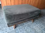 Hocker / Voetenbank groen 80 x 60 cm, Verzenden, Zo goed als nieuw, Stof, Rechthoekig