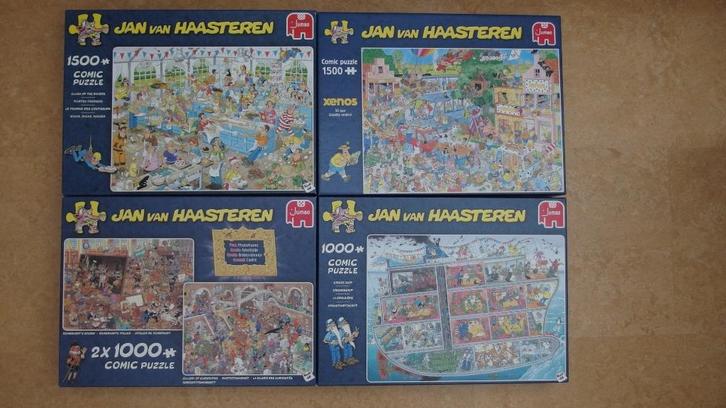 Diverse nieuwe Jan van Haasteren Comic Puzzels, zie foto's., Hobby en Vrije tijd, Denksport en Puzzels, Nieuw, Legpuzzel, 500 t/m 1500 stukjes