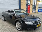 Audi A4 Cabriolet 2.4 V6 Pro Line cabriolet, leder, lichtmet, Gebruikt, Zwart, Cabriolet, 4 stoelen
