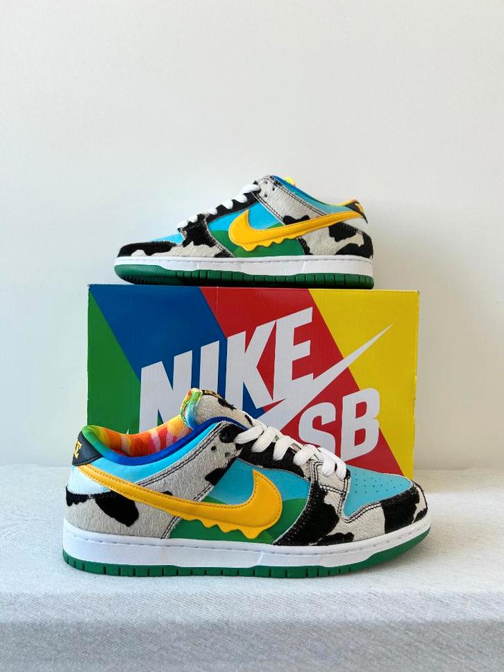 Nike SB Dunk Low Ben & Jerry's Chunky Dunky (EU 41), Kleding | Heren, Schoenen, Nieuw, Sneakers of Gympen, Wit, Ophalen of Verzenden
