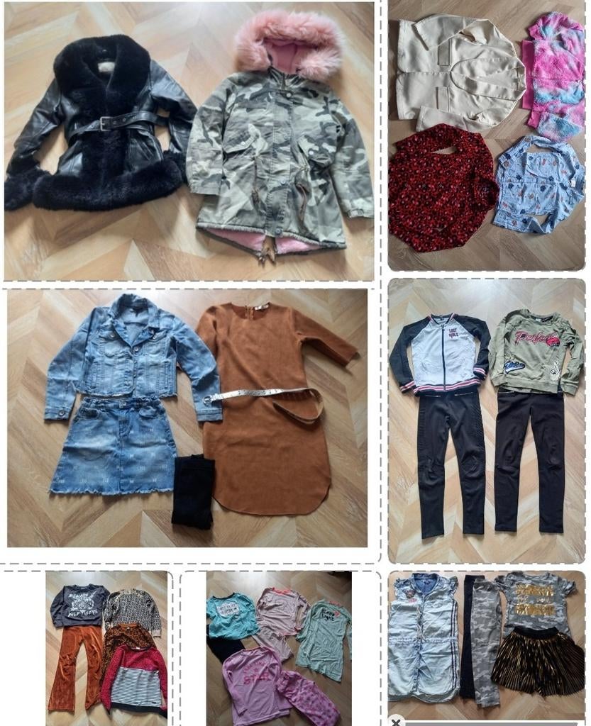 Kledingpakket maat 128-134, Gebruikt, Jongen of Meisje, Ophalen of Verzenden, Setje