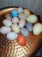 15x natuurstenen eieren, 7cm Prijs: 5 euro p.st., Ophalen of Verzenden, Zo goed als nieuw