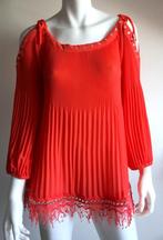 CAROLINE BISS Wijde rode blouse ruime maat 40 kleine maat 42, Maat 38/40 (M), Verzenden, Zo goed als nieuw, Caroline Biss