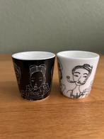 Eierdopjes van Michel de la Porte / afbeelding gezichten, Ophalen of Verzenden, Zo goed als nieuw, Overige typen