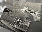 2 foto’s van een (houten) speedboot / jaren 40, Foto, Ophalen of Verzenden, Zo goed als nieuw, 1940 tot 1960