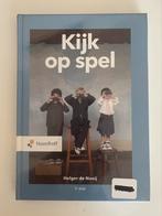 Kijk op Spel - Holger de Nooij - Nieuw, Ophalen of Verzenden, Nieuw, Overige niveaus, Overige vakken
