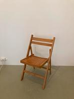Houten klapstoel, Ophalen, Gebruikt, Bruin, Eén