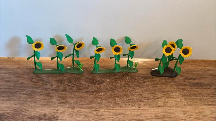 Playmobil losse onderdelen zonnenbloemen in het veld, Kinderen en Baby's, Speelgoed | Playmobil, Gebruikt, Los playmobil, Ophalen of Verzenden