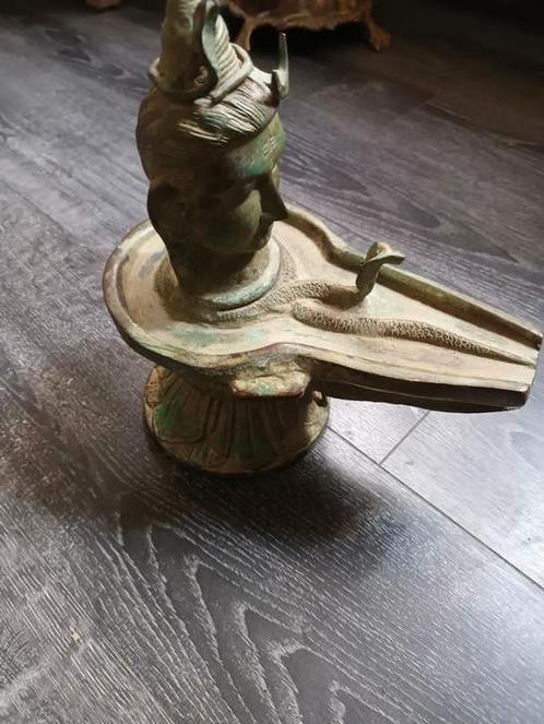Antieke bronzen Lord Shiva Lingam., Antiek en Kunst, Antiek | Religie, Ophalen of Verzenden