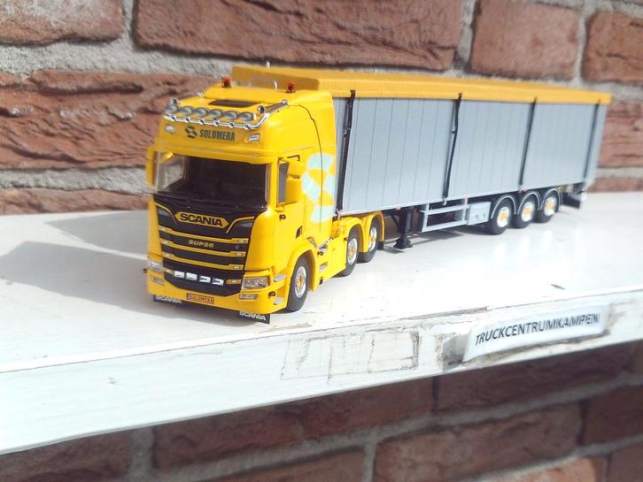 WSI  Scania  R  Highline  van  Solumera., Hobby en Vrije tijd, Modelauto's | 1:50, Nieuw, Bus of Vrachtwagen, Wsi, Ophalen of Verzenden
