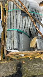 Natuursteen vloer restpartij Bourgondisch Dallen grijs, Steen of Klei, 50 tot 150 cm, Overige typen, Nieuw