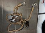 Twee katrol touw lampen, Ophalen of Verzenden, Gebruikt, Minder dan 50 cm