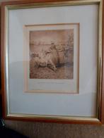 Segantini - Meriggio sull'Alpe - Ingelijste Prent, Ophalen of Verzenden