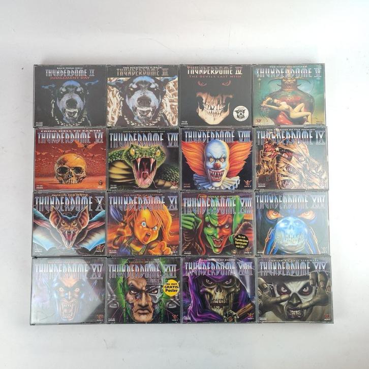 Diverse Thunderdome, Hellraiser en Happy hardcore cd's, Cd's en Dvd's, Cd's | Dance en House, Gebruikt, Overige genres, Ophalen of Verzenden
