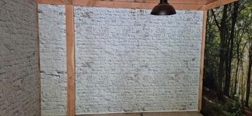 Oude witte stenen muur fotobehang (vlies) inclusief lijm beschikbaar voor biedingen