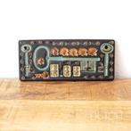Ole Berg Keramische Sleutel Wandhanger, Vintage Deens Design, Ophalen of Verzenden