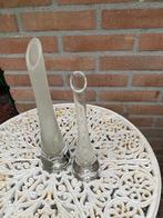 2 Bonny Krosno kristallen vazen 1x mat, 1x helder (gemerkt), Antiek en Kunst, Antiek | Glas en Kristal, Ophalen of Verzenden