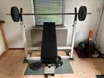 Technogym professionele halterbank, verstelbaar, Ophalen of Verzenden