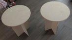 Ronde bijzettafel spaanplaat. Makkelijk de/monteren, 45 tot 60 cm, Minder dan 55 cm, Verzenden, Vierkant