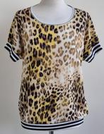 Dreamstar geel/beige shirt met slangenprint mt. S, Kleding | Dames, T-shirts, Dreamstar, Beige, Ophalen of Verzenden, Zo goed als nieuw