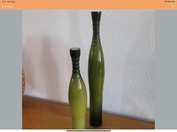 Murono glas vazen olijf groen beschikbaar voor biedingen