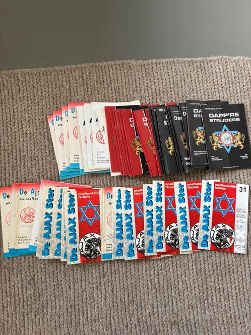 Ajax Fanzines Collectie | De Ajax Ster & Dapp’re Strijders, Verzamelen, Sportartikelen en Voetbal, Zo goed als nieuw, Ajax, Ophalen of Verzenden