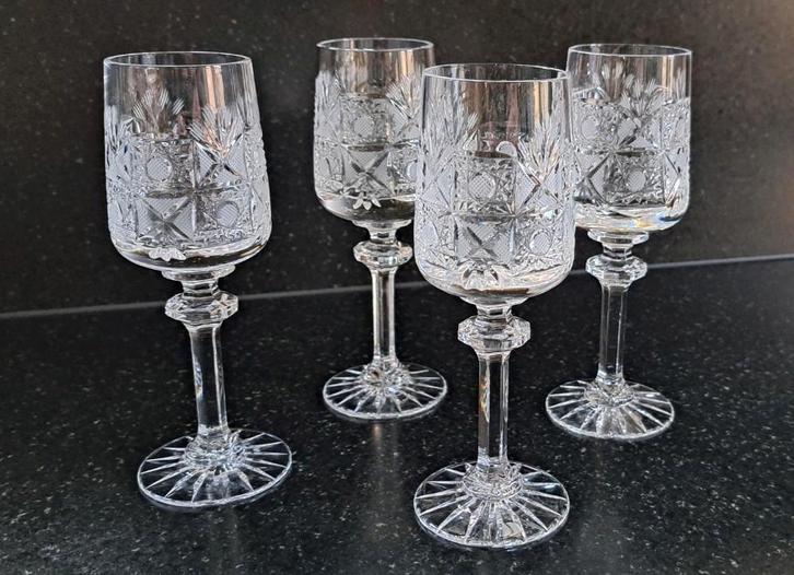 Borrelglaasjes op hoge voet, Verzamelen, Glas en Borrelglaasjes, Zo goed als nieuw, Borrel- of Shotglas, Ophalen of Verzenden