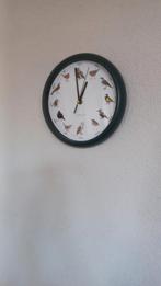 Vogel Geluiden Wandklok klok, Ophalen of Verzenden, Zo goed als nieuw, Analoog, Wandklok