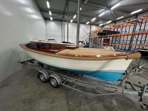 Supergave sloep groot formaat met elektrische aandrijving, Watersport en Boten, Sloepen, Gebruikt, 6 meter of meer, Elektrisch