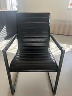 6 vintage lederen Oldwood stoelen, Huis en Inrichting, Ophalen, Gebruikt, Vintage Leder, Zwart