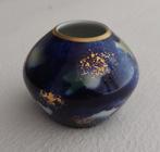 Wallendorf 1764 porseleinen vaasje kobaltblauw, Ophalen of Verzenden