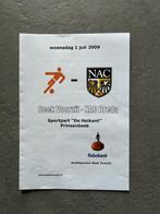 Beek Vooruit - NAC Breda 1 juli 2009 Wedstrijdprogramma, Ophalen of Verzenden, Gebruikt, NAC Breda