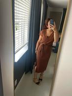 Cotton club jurk maat S cognac rib, Kleding | Dames, Jurken, Ophalen of Verzenden, Zo goed als nieuw, Maat 38/40 (M), Bruin