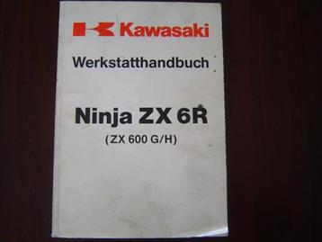 KAWASAKI ZX6R NINJA 1998 werkstatthandbuch ZX600 G H ZX 6R